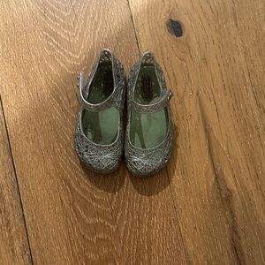 Mini Melissa Silver Kids Sandals